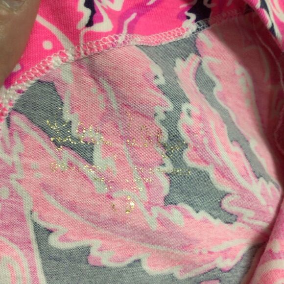 Lilly Pulitzer Waverly Top Coco Safari Pink Size Small‎ - Picture 3 of 9